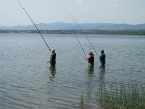 Рыбаки на Щучьем озере