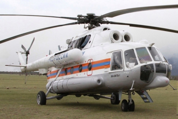 Вертолет Ми-8 МЧС России заступил на дежурство в Республике Бурятия 