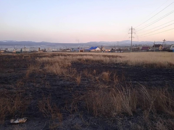 Жителя Заиграевского района оштрафовали за поджог сухой травы 