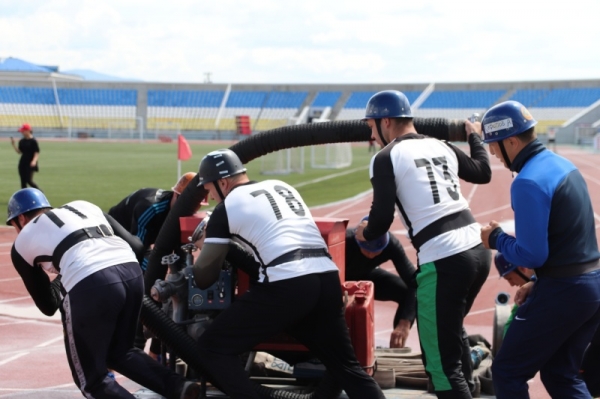 В Улан-Удэ прошли Республиканские соревнования по пожарно-спасательному спорту 