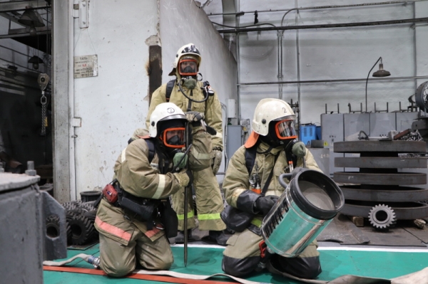 В Улан-Удэ «ликвидировали» пожар в механическом цехе ЛВРЗ 
