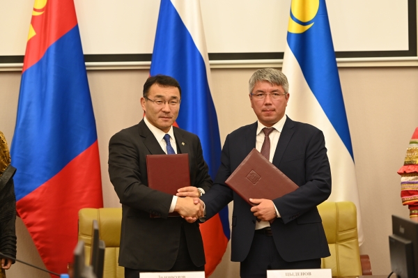 Соглашение о сотрудничестве подписали Глава Бурятии и мэр Улан-Батора