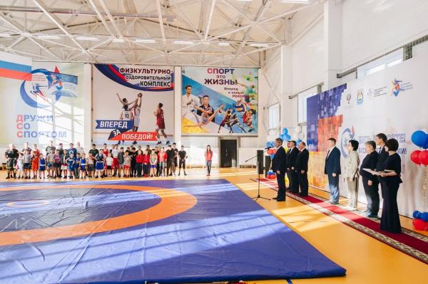 Современный спортивный центр в с. Максимиха открыли в Бурятии
