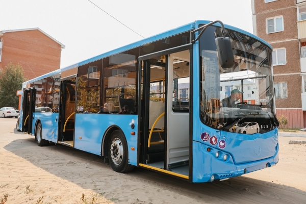 59 автобусов большого класса пополнили парк  Улан-Удэ в рамках проекта ВЭБ.РФ и ГТЛК