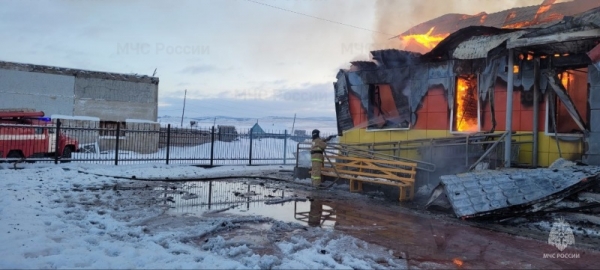 Огнеборцы ликвидировали пожар в селе Жаргаланта 