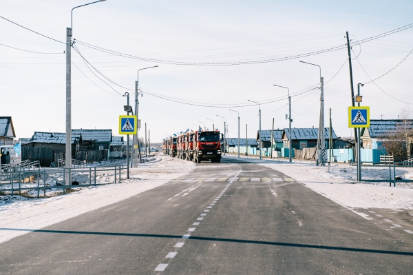 В Еравнинском районе открыли долгожданный участок новой дороги 