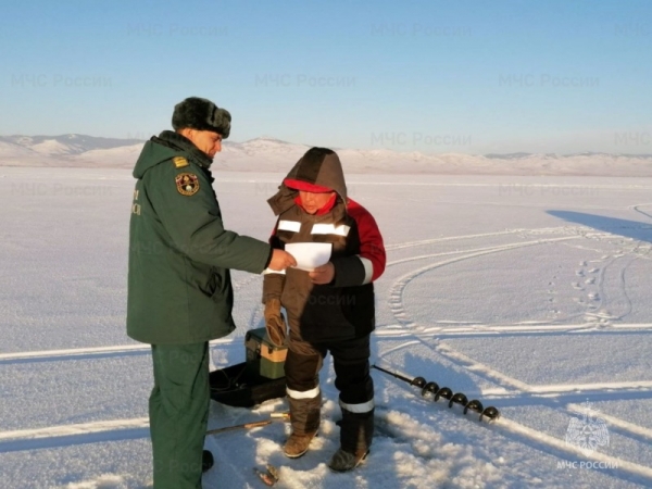 В Бурятии проводится первый этап акции «Безопасный лёд» 