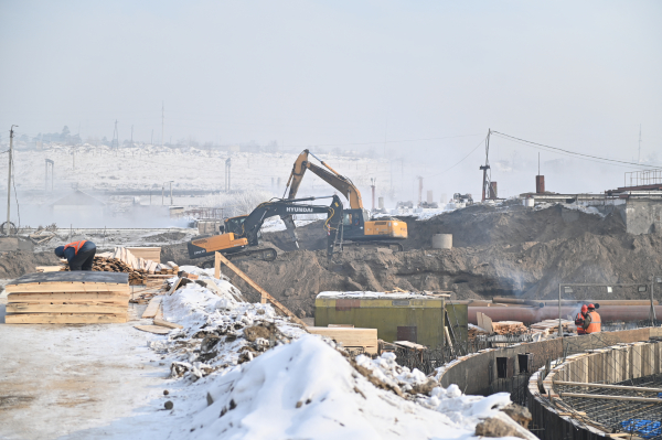 В Улан-Удэ продолжается масштабная реконструкция правобережных очистных сооружений 
