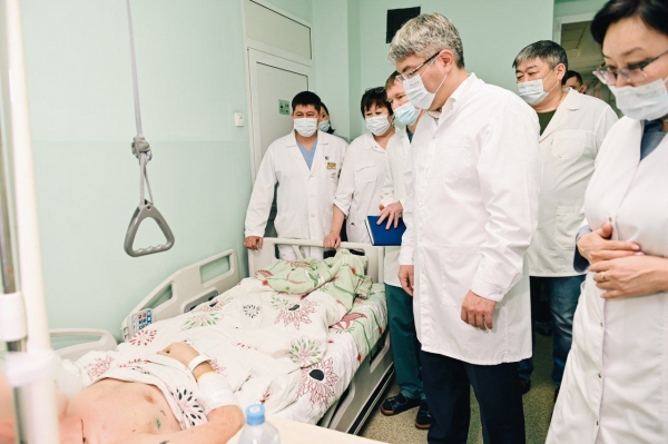 Раненые военнослужащие получают лечение в больницах Бурятии