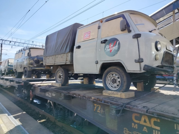 17 автомобилей отправили жители Бурятии военнослужащим в зону проведения СВО 