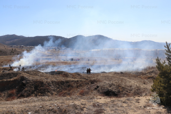 Условный пожар потушили в Советском районе Улан-Удэ 