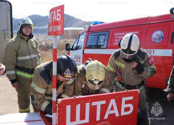 Условный пожар потушили в Советском районе Улан-Удэ 