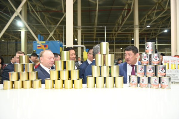 Резидент ТОР «Бурятия» запустил завод по производству жестяной банки для мясных консервов