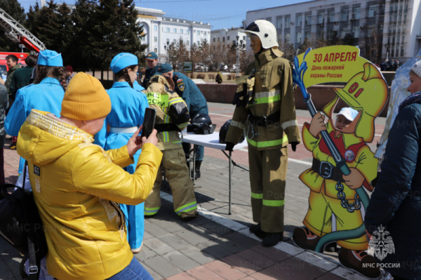 В Бурятии отметили День пожарной охраны России 