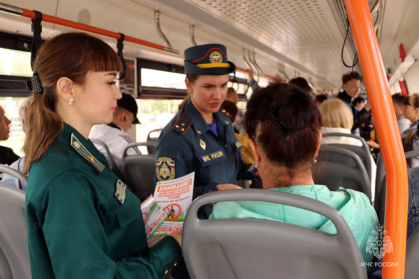 В Улан-Удэ проехал профилактический трамвай 