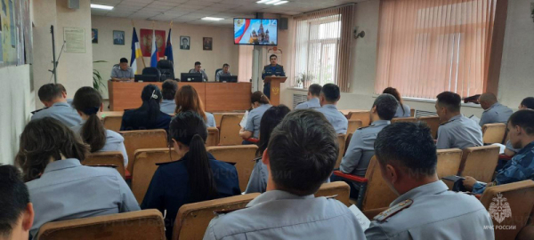 В Улан-Удэ для сотрудников ФСИН проведен инструктаж по пожарной безопасности 