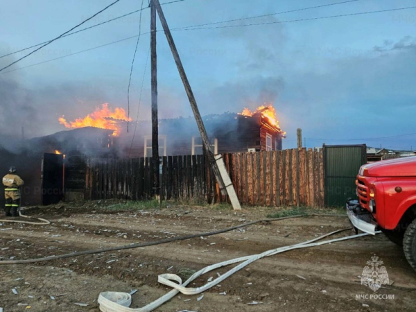 Короткое замыкание электросети - причина пожара в Гусиноозерске 