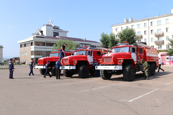 В Бурятии пополнили парк пожарных машин 