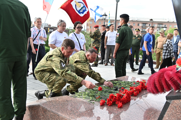 В Бурятии почтили память ветеранов боевых действий