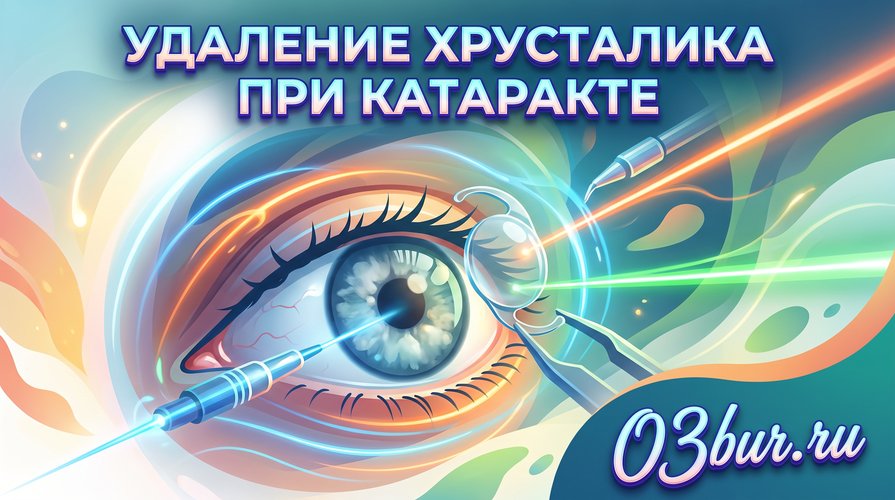Удаление хрусталика при катаракте