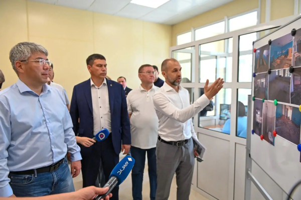 Глава Бурятии проинспектировал ход ремонта школ в Тарбагатайском районе
