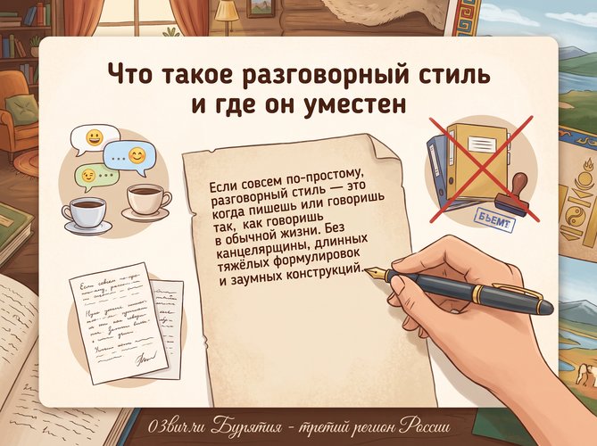 разговорный стиль