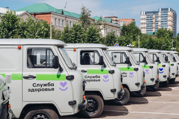 Больницы Бурятии получили 26 новых автомобилей УАЗ Больницы Бурятии получили 26 новых автомобилей УАЗ