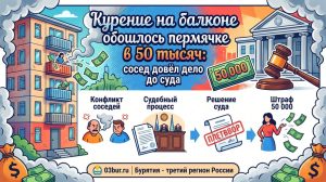 Курение на балконе