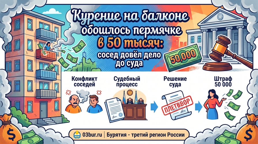 Курение на балконе
