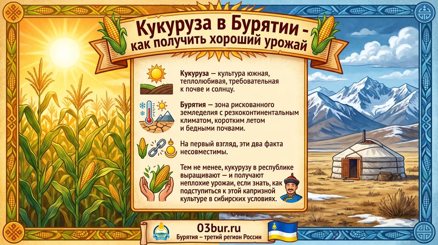 кукуруза в Бурятии