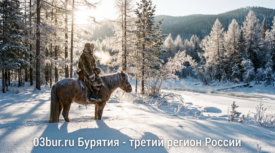 зима в Бурятии