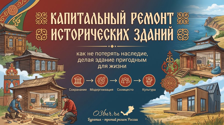 Капитальный ремонт исторических зданий
