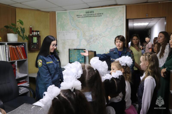 Праздник для первоклассников в стенах музея истории пожарной охраны 