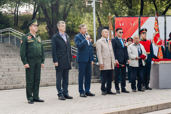 В Бурятии состоялся митинг в честь Дня Победы над милитаристской Японией и окончания Второй мировой войны В Бурятии состоялся митинг в честь Дня Победы над милитаристской Японией и окончания Второй мировой войны