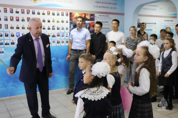 Праздник для первоклассников в стенах музея истории пожарной охраны 