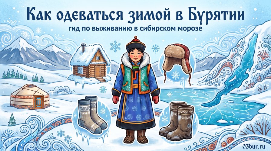 зима в Бурятии