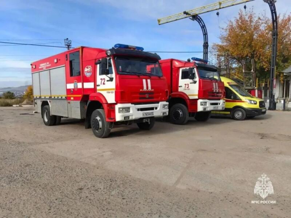 Дизельное топливо тушили в Бурятии 